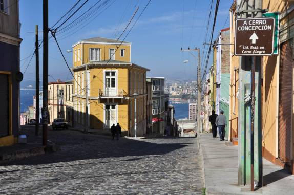 Cerro Concepción, em Valparaiso, no Chile